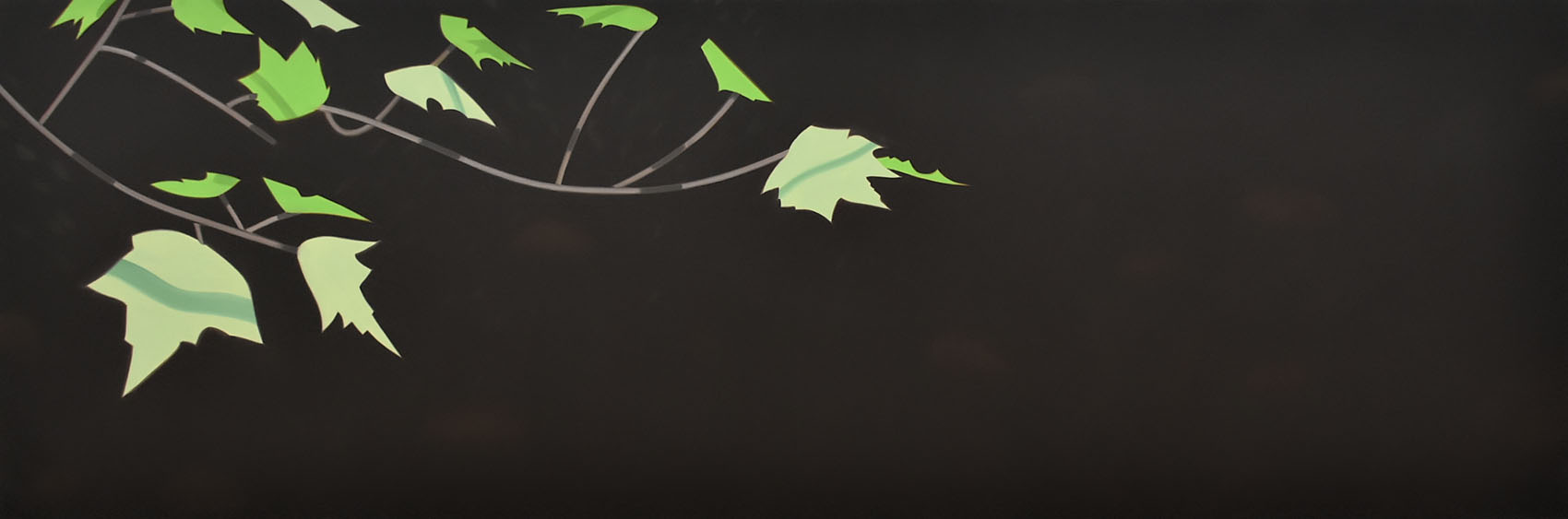 Alex Katz – Black Brook 8 (1990). The ALBERTINA Museum, Vienna – The Batliner Collection. Foto hndrk